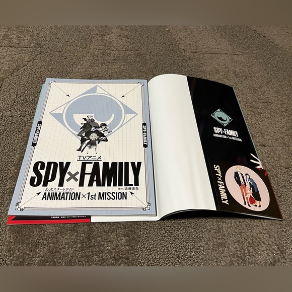Spy x Family Official Anime Guide TV ANIMATION x 1st Mission Art Book Anime Anya - Picture 5 of 16